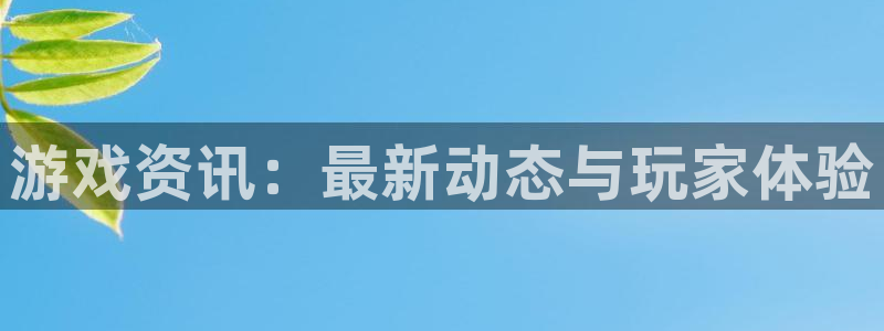 长征娱乐直属：游戏资讯：最新动态与玩家体验