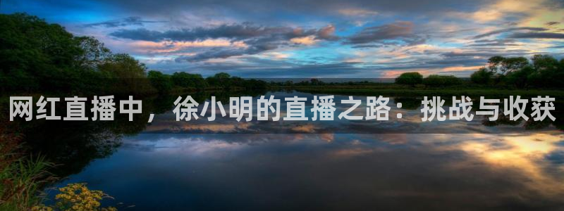 so米体育直播篮球：网红直播中，徐小明的直播之路：挑战与收获